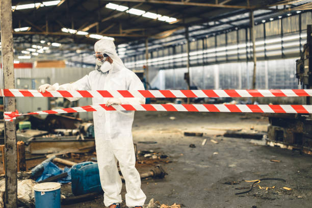Professional Biohazard technician working in Vineland, NJ